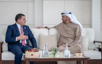 رئيس الإمارات يستقبل رئيس حكومة الوحدة الوطنية الليبية