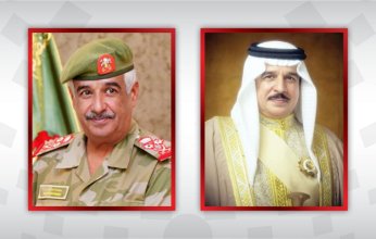 ملك البحرين يتلقى برقية تهنئة من رئيس الحرس الوطني