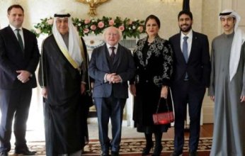 السفير الكويتي المحمد يقدم أوراق اعتماده أول سفير مقيم بإيرلندا