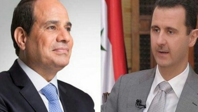 الرئيس السيسي يعزي بشار الأسد في ضحايا الزلزال الرئيس السيسي يعزي بشار الأسد في ضحايا الزلزال