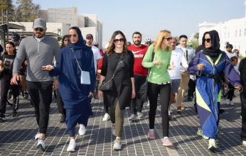 بمشاركة الشيخة موزا.. تنظيم مسيرة رياضية تضامنية مع ضحايا زلزال تركيا وسوريا