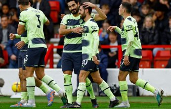 مانشستر سيتي ونوتنجهام فورست يتعادلان 1-1 في الدوري الإنجليزي