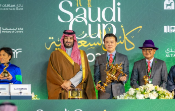 محمد بن سلمان يكرم الفائزين بجائزة كأس السعودية 2023 للفروسية