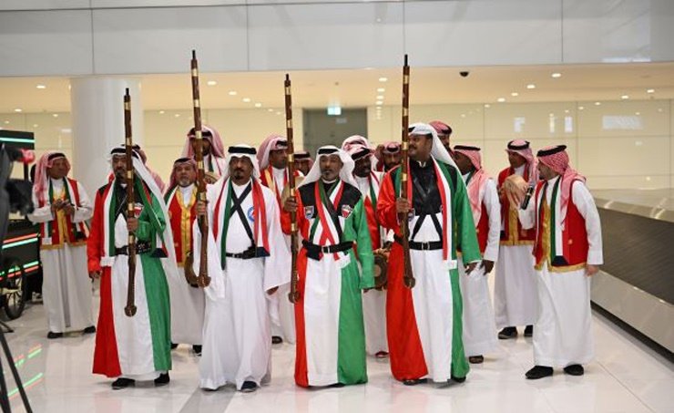 مطار البحرين الدولي يحتفي بالعيد الوطني الكويتي مطار البحرين الدولي يحتفي بالعيد الوطني الكويتي