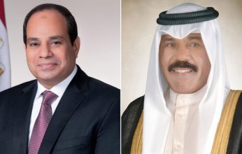 الرئيس المصري يهنئ أمير الكويت بحلول شهر رمضان المبارك