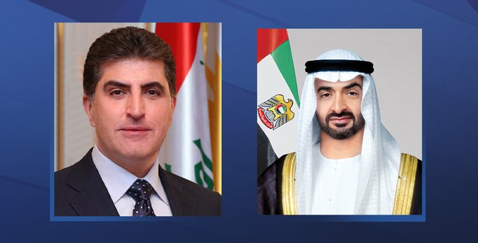 رئيس الإمارات يستقبل رئيس إقليم كردستان العراق رئيس الإمارات يستقبل رئيس إقليم كردستان العراق