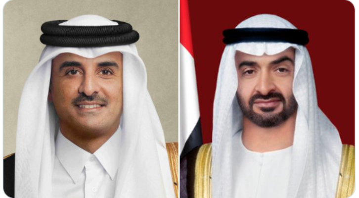 أمير قطر يتلقى اتصالا من الرئيس الإماراتي أمير قطر يتلقى اتصالا من الرئيس الإماراتي