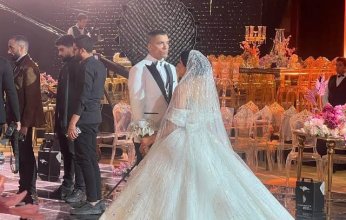 كواليس الإضاءة الأسطورية في زفاف حسن شاكوش