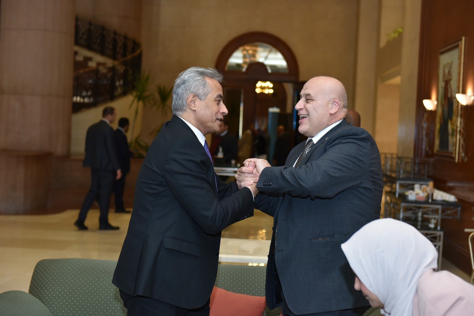 وزير القوى العاملة المصري يبحث مع نظيره الفلسطيني تعزيز التعاون المشترك وزير القوى العاملة المصري يبحث مع نظيره الفلسطيني تعزيز التعاون المشترك