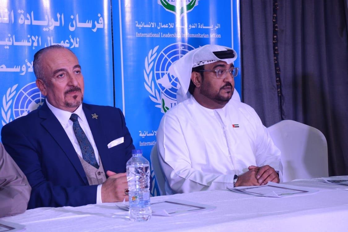منح الإماراتي الغافري درع فرسان الرياده الدوليه للأعمال الإنسانية بالشرق الأوسط منح الإماراتي الغافري درع فرسان الرياده الدوليه للأعمال الإنسانية بالشرق الأوسط