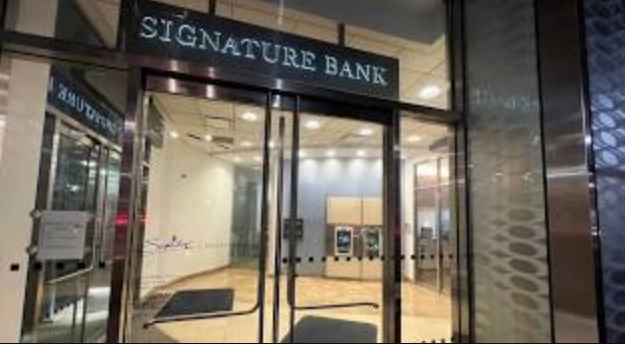 Signature ثالث بنك أمريكى للتشفير يخسر فى أسبوع Signature ثالث بنك أمريكى للتشفير يخسر فى أسبوع