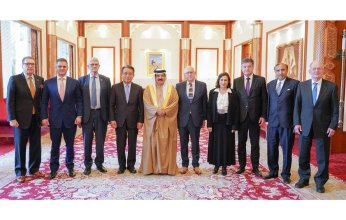 ملك البحرين يستقبل رؤساء الجمعية العامة للأمم المتحدة