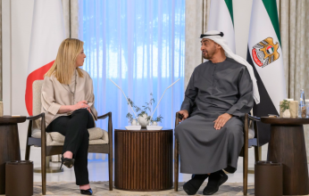 الإمارات وإيطاليا تبحثان تغزيز العلاقات الثنائية بين البلدين