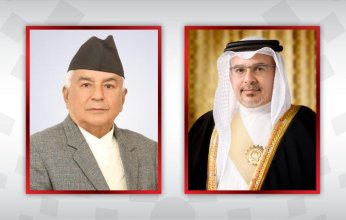 ولي عهد البحرين يهنئ رئيس جمهورية نيبال بمناسبة فوزه في الانتخابات الرئاسية