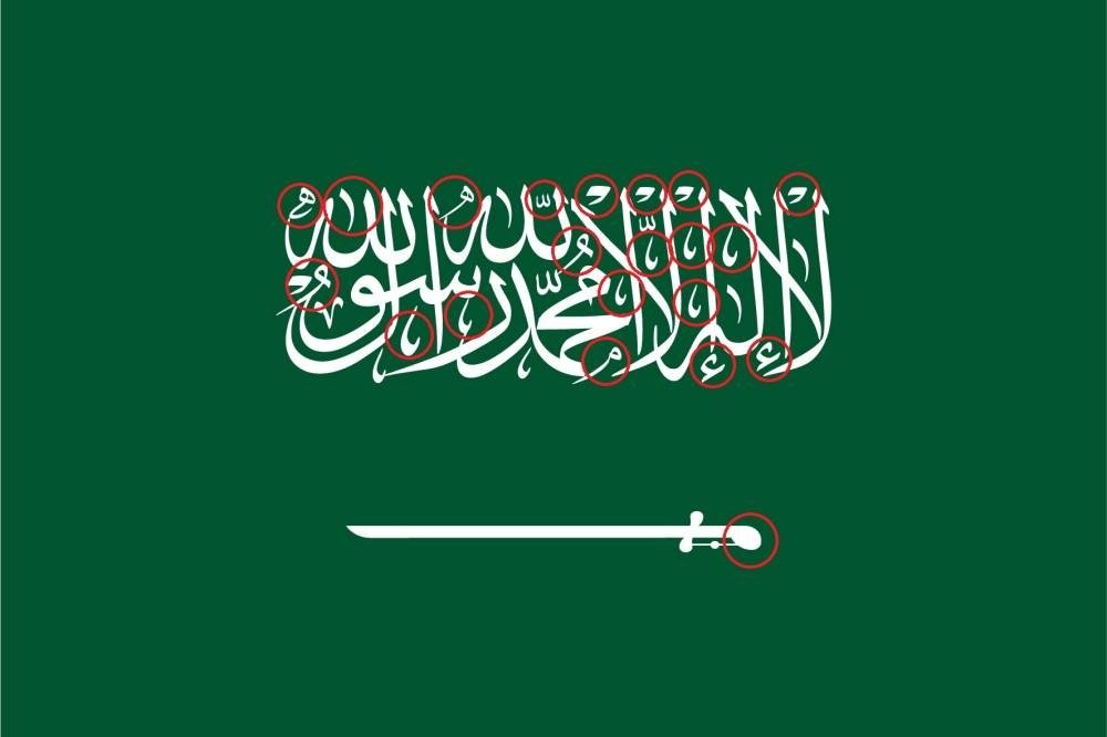 السعودية تجري 3 تعديلات على العلم الرسمي للمملكة السعودية تجري 3 تعديلات على العلم الرسمي للمملكة