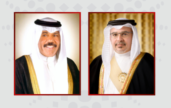 ولي عهد البحرين يتلقى برقية شكر جوابية من أمير دولة الكويت