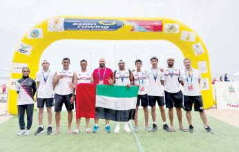 منتخب الإمارات يحصد 3 ميداليات في البطولة الآسيوية للتجديف الشاطئي