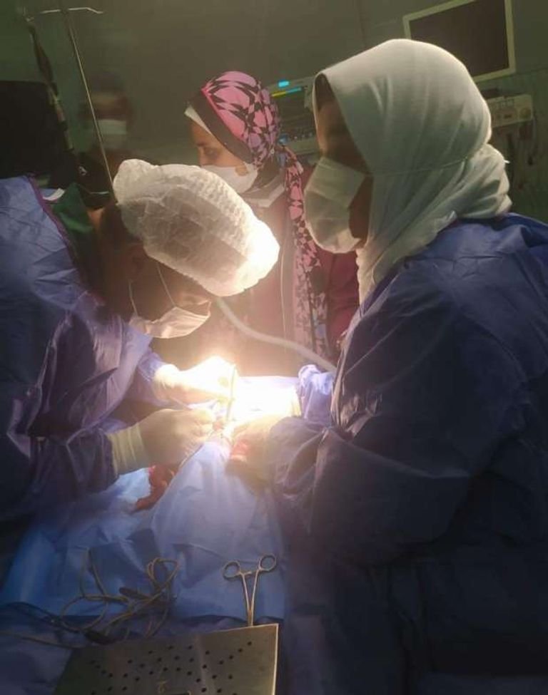 فريق طبي مصري ينجح في إصلاح عيب بالحبل الشوكي لرضيع عمره يوم واحد فريق طبي مصري ينجح في إصلاح عيب بالحبل الشوكي لرضيع عمره يوم واحد