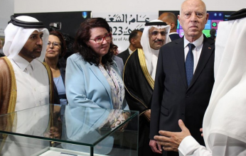 الرئيس قيس سعيد يزور جناح السعودية المشارك في معرض الكتاب