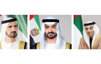 رئيس الإمارات ونائباه يتلقون برقيات تهنئة من قادة الدول العربية والإسلامية بالعيد