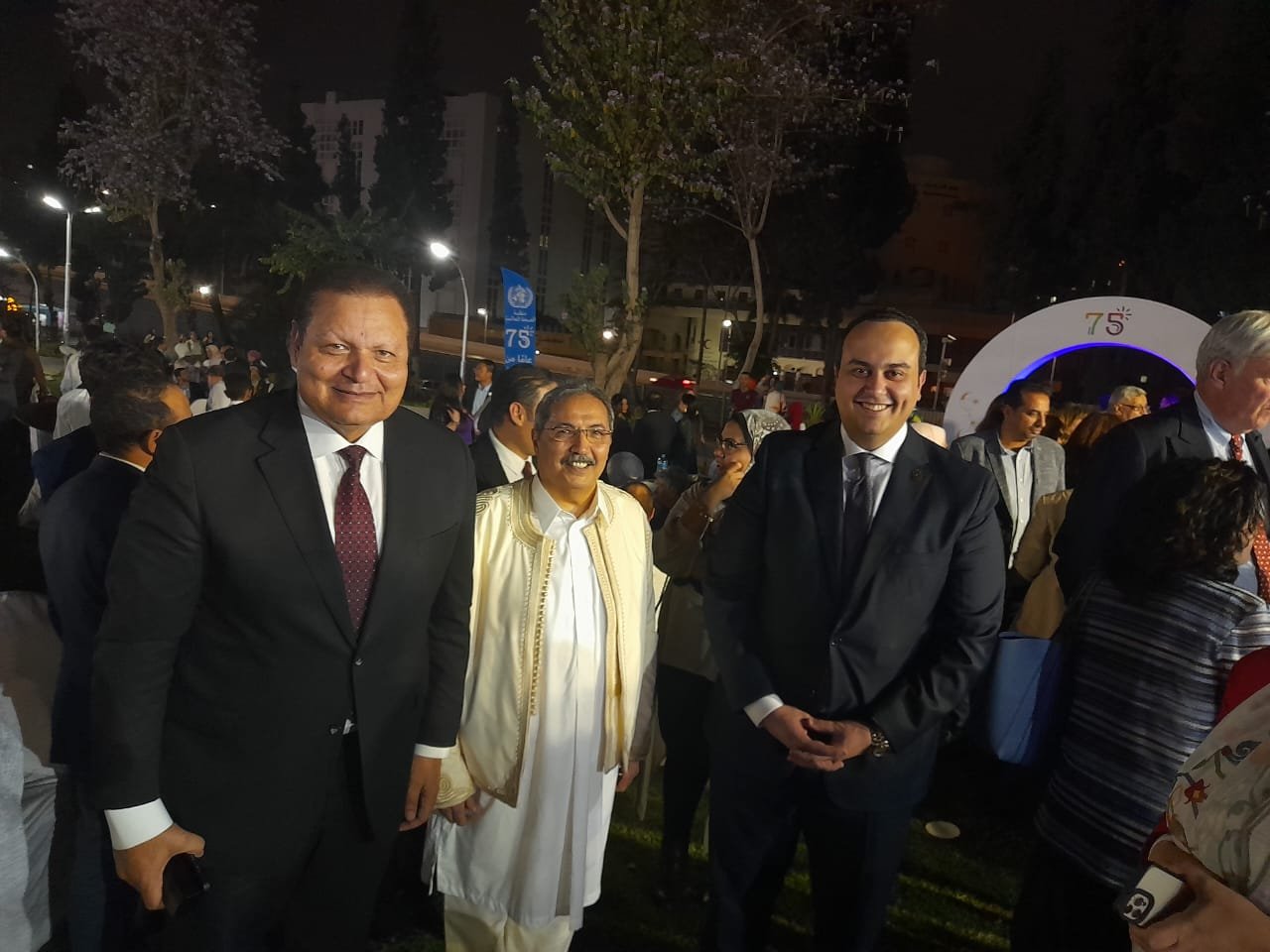 رئيس الرعاية الصحية بمصر يشارك حفل إفطار بمناسبة ذكرى تأسيس منظمة الصحة العالمية الـ 75 رئيس الرعاية الصحية بمصر يشارك حفل إفطار بمناسبة ذكرى تأسيس منظمة الصحة العالمية الـ 75