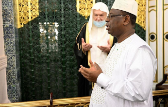 رئيس جمهورية السنغال يزور المسجد النبوي