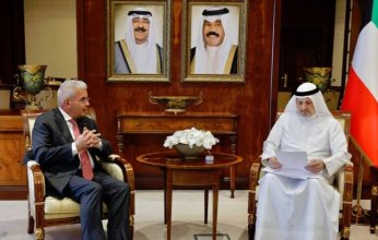 وزير خارجية الكويت يتسلم رسالة خطية من نظيره الفلسطيني