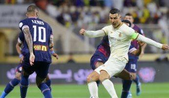 النصر السعودي ينهي الشوط الأول متقدمًا على العدالة بهدف كريستيانو رونالد