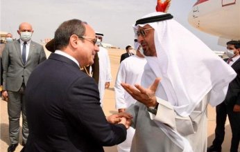 الرئيس المصري يستقبل نظيره الإماراتي الشيخ محمد بن زايد
