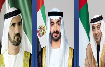 الرئيس الإماراتي ونائباه يهنئون الرئيس السوري باليوم الوطني لبلاده