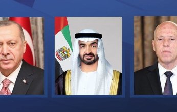 رئيس الإمارات يتبادل التهاني بعيد الفطر مع الرئيسين التونسي والتركي