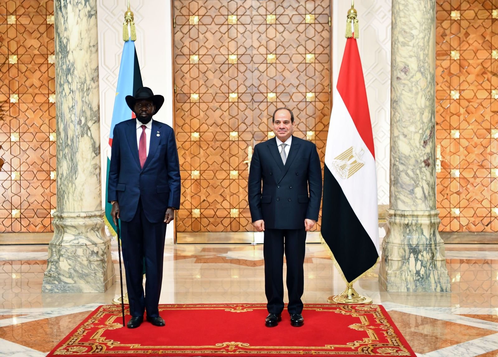 رئيسا مصر وجنوب السودان يوجهان نداءً للوقف الفوري لإطلاق النار في السودان رئيسا مصر وجنوب السودان يوجهان نداءً للوقف الفوري لإطلاق النار في السودان