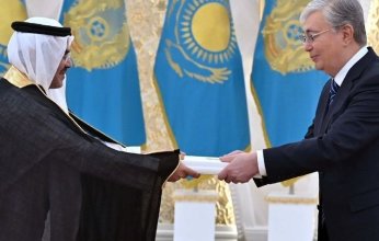 سفير خادم الحرمين يقدم أوراق اعتماده لرئيس جمهورية كازاخستان