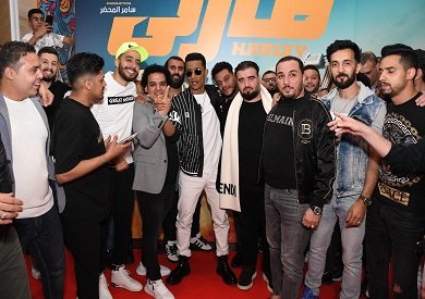 محمد رمضان ونجوم فيلم هارلي يحتفلون بالعرض الخاص محمد رمضان ونجوم فيلم هارلي يحتفلون بالعرض الخاص