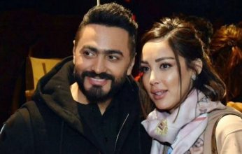 تامر حسني يعلق على طلاقه من بسمة بوسيل