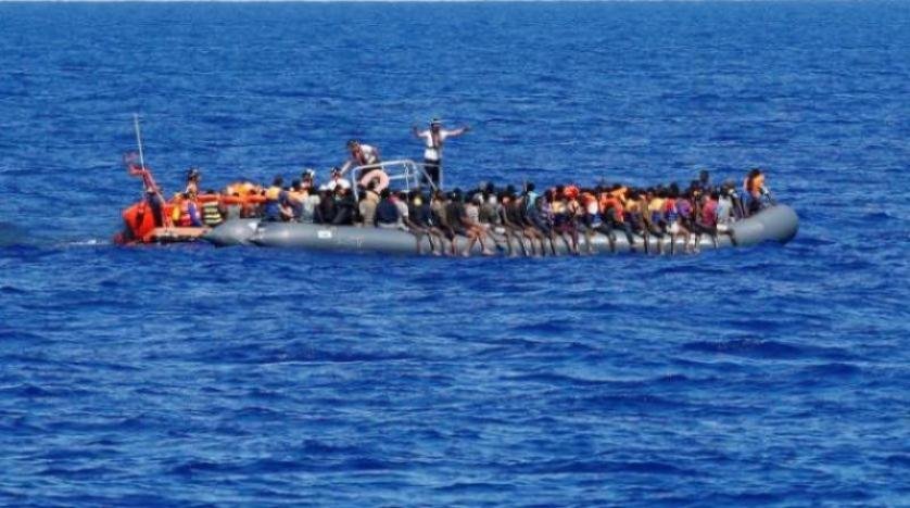 وفاة 55 مهاجراً في غرق سفينة قبالة ليبيا وفاة 55 مهاجراً في غرق سفينة قبالة ليبيا