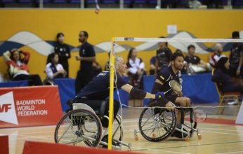 تحديد أطراف المربع الذهبي في البطولة الدولية البارلمبية للريشة الطائرة