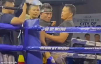 فيديو حزين.. اللحظات الأخيرة لملاكم فلبيني شاب على الحلبة