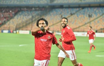 الشحات يتقدم بالهدف الأول للأهلي في شباك الترجي