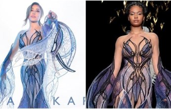 بفستان غريب.. نجوى كرم تثير الجدل على السوشيال ميديا بعد طرح غلاف ألبومها الجديد