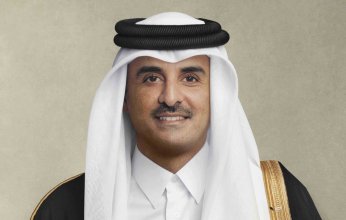 أمير قطر و الشيخة جواهر يحضران مراسم استقبال الملك تشارلز الثالث