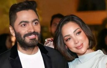 بسمة بوسيل تغازل تامر حسني رغم الانفصال.. ماذا قالت؟