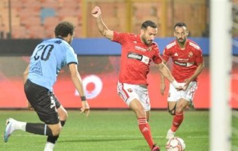 على معلول يسجل الهدف الأول للأهلي فى مرمى بيراميدز