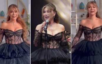 بالصور.. إطلالة جذابة للنجمة اللبنانية نوال الزغبي في حفل «إيمي جالا»