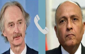 وزير الخارجية المصري يتلقى اتصالا هاتفيا من مبعوث الأمم المتحدة الخاص إلى سوريا