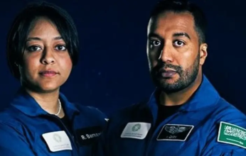 رائدا الفضاء السعوديان ينهيان التجارب العلمية مع طلاب التعليم العام