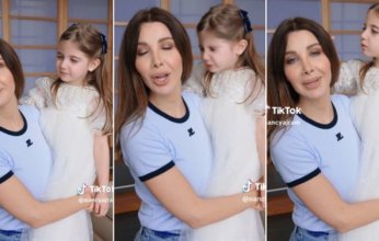 موقف طريف للنجمة نانسي عجرم وابنتها.. شاهد ماذا فعلت