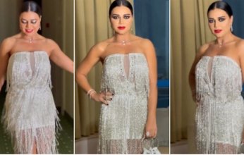 بالصور.. إطلالة جرئية للفنانة رانيا يوسف في افتتاح مهرجان ياسمين الحمامات في تونس