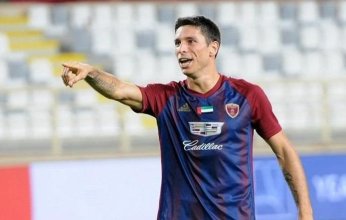 الوحدة الإماراتي يعلن نهاية رحلة هدافه التاريخي سيباستيان تيغالي