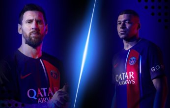 الأرجنتيني ليونيل ميسي يظهر فى إعلان قميص باريس سان جيرمان للموسم الجديد